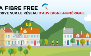 La Fibre Free arrive sur le réseau d'Auvergne-Numérique