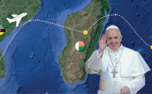 Le voyage du Pape dans l'Océan Indien en direct sur KTO