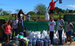 Guadeloupe: L'opération Bouchons Collect' organisée par SFR, Cleanmyisland et les bouchons d'amour a collecté plus de 500 kilos de bouchons en plastique