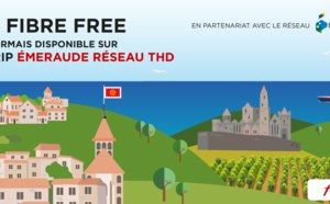 La Fibre Free désormais disponible sur le RIP EMERAUDE Réseau THD 