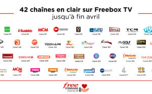 Freebox TV : plus de 40 chaînes mises en clair en avril