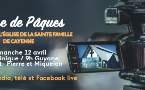 Messe de Pâques en direct de l'Eglise de la Sainte Famille de Cayenne, ce dimanche sur La 1ère et KTV