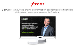 B SMART, la nouvelle chaîne d’information économique et financière diffusée en avant-première sur la Freebox
