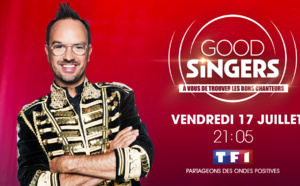 Jarry à l'animation de "Good Singers, à vous de trouver les bons chanteurs" le nouveau divertissement musical de TF1, le 17 juillet