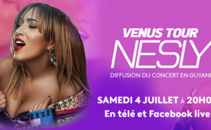 La chanteuse NESLY en concert ce soir sur Guyane La 1ère