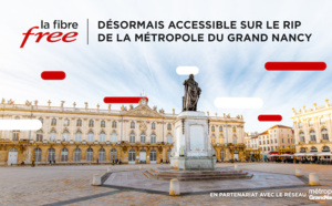 La Fibre Free désormais accessible sur le RIP de la Métropole du Grand Nancy