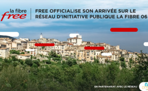 Free officialise son arrivée sur le Réseau d’Initiative Publique La Fibre 06