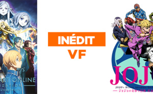 Les animés SWORD ART ONLINE et JOJO'S BIZARRE ADVENTURE débarquent en VF dés le 27 septembre sur GAME ONE