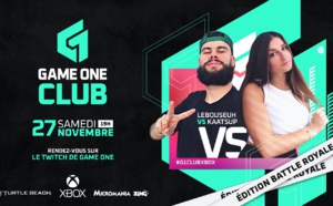 GAME ONE présente le #G1CLUBXBOX, le duel choc entre LeBouseuh et Kaatsup, samedi soir en live sur Twitch