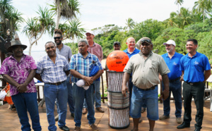 Inauguration du 4ème atterrage du second câble sous-marin à Yaté