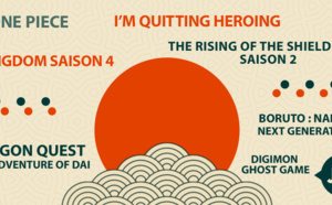 Une nouvelle vague d'animés juste après le Japon, en avril en exclusivité sur J-ONE !