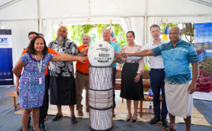 Inauguration du dernier atterrage du second câble sous-marin à Fidji