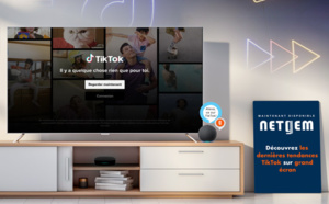 TikTok disponible sur la plateforme Netgem TV 