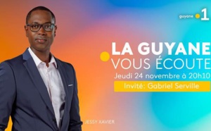 L'émission "La Guyane vous écoute" de retour pour une nouvelle saison ce jeudi sur Guyane la 1ère. Gabriel Serville invité de la première !