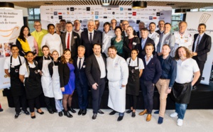 3 apprentis du CFA CREE, lauréats du Concours 2022 du Meilleur Petit Déjeuner &amp; Brunch de FRANCE organisé par Tables &amp; Auberges de France à l’EPMT le 30 Novembre 2022.