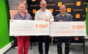 10000 euros de la Fondation Orange en faveur du lien social et de l’inclusion numérique à la Réunion