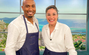 La cheffe Justine Piluso, première invitée de la nouvelle saison de "outremer.gourmand" ce samedi sur France 3