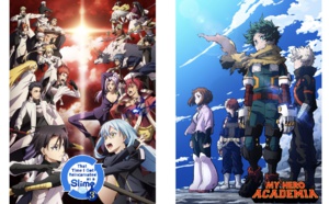 J-ONE lance les nouvelles saisons inédites de "Moi quand je me réincarne en Slime" et "My Hero Academia"