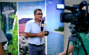 La télévision chinoise actuellement en tournage à l'île de la Réunion