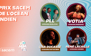 La Sacem célèbre la création musicale dans l’Océan Indien avec une remise de prix exceptionnelle