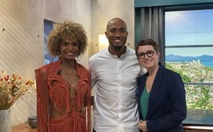 La journaliste Sophie Jovillard (Échappées Belles), invitée du magazine culinaire "outremer.gourmand" ce samedi sur France 3