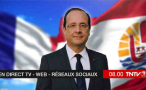 Visite de François Hollande en Polynésie: En direct TV et en live-streaming sur le site et la page Facebook de TNTV 