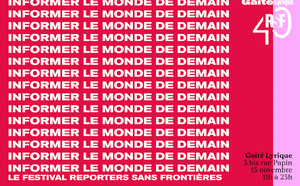 Reporters Sans Frontières fête ses 40 ans avec un festival inédit à Paris : “Informer le monde de demain”