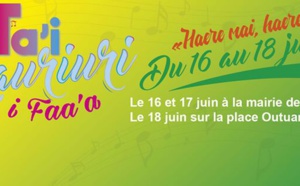 Concours Ta'i Mauriuri i Faa'a, du 16 au 18 Juin sur les 3 antennes de Polynésie 1ère