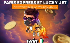 Paris Express et Lucky Jet : Deux Mécaniques sur 1Win Côte d'Ivoire