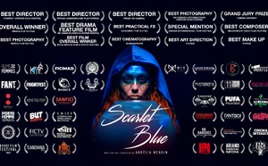 « Scarlet Blue » décroche le Prix de la meilleure cinématographie au Queer Screams Film Festival aux États-Unis
