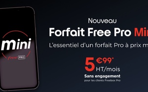 Free Pro lance son forfait mobile « Mini » à 5,99 € HT pour répondre aux besoins essentiels des entreprises