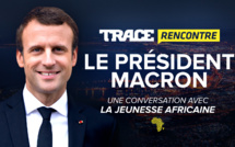 Le président Emmanuel Macron dialogue avec la jeunesse africaine sur Trace