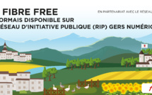 La Fibre Free désormais disponible sur le Réseau d'initiative Publique (RIP) Gers Numérique