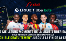 L’application Free Ligue 1 Uber Eats continuera d’être accessible gratuitement jusqu’à la fin de la saison 2020-2021