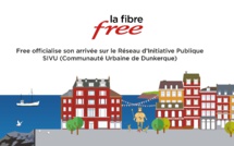 Free officialise son arrivée sur le Réseau d’Initiative Publique SIVU (Communauté urbaine de Dunkerque)
