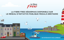 La Fibre Free désormais disponible sur le RIP Mégalis Bretagne