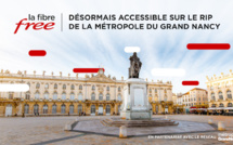 La Fibre Free désormais accessible sur le RIP de la Métropole du Grand Nancy