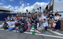 La Réunion / World Clean Up Day : l’équipe Sapmer, secondée par les futurs marins