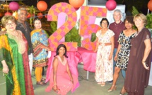 Les bénévoles de France Alzheimer Réunion lors de la soirée des 25 ans de l'association