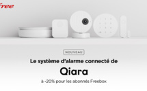 Le système d'alarme connecté nouvelle génération de Qiara proposé aux abonnés Freebox