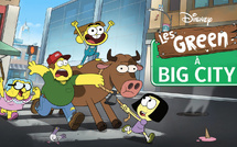Disney Channel : Coup d'envoi de la nouvelle saison de la série animée "Les Green à Big City" ce samedi