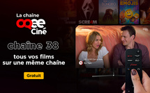 « OQEE Ciné la chaîne » :  la nouvelle chaîne gratuite dédiée au cinéma, désormais disponible sur le canal 38 de la Freebox 