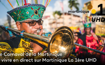 Évènement : Le Carnaval de la Martinique à vivre en direct du 2 au 5 mars en ultra haute définition sur Martinique La 1ère