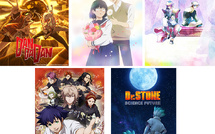 J-ONE enrichit sa grille avec 5 nouveaux animés inédits diffusés en exclusivité à J+1 après le Japon