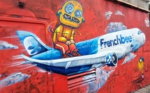 French bee partenaire de Réunion Graffiti célèbre l’art urbain