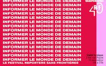 Reporters Sans Frontières fête ses 40 ans avec un festival inédit à Paris : “Informer le monde de demain”
