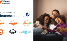 A l’occasion de ses 30 ans, Bouygues Telecom offre à ses clients équipés d’un décodeur TV, l’accès aux chaînes du Bouquet TV Bbox jeunesse